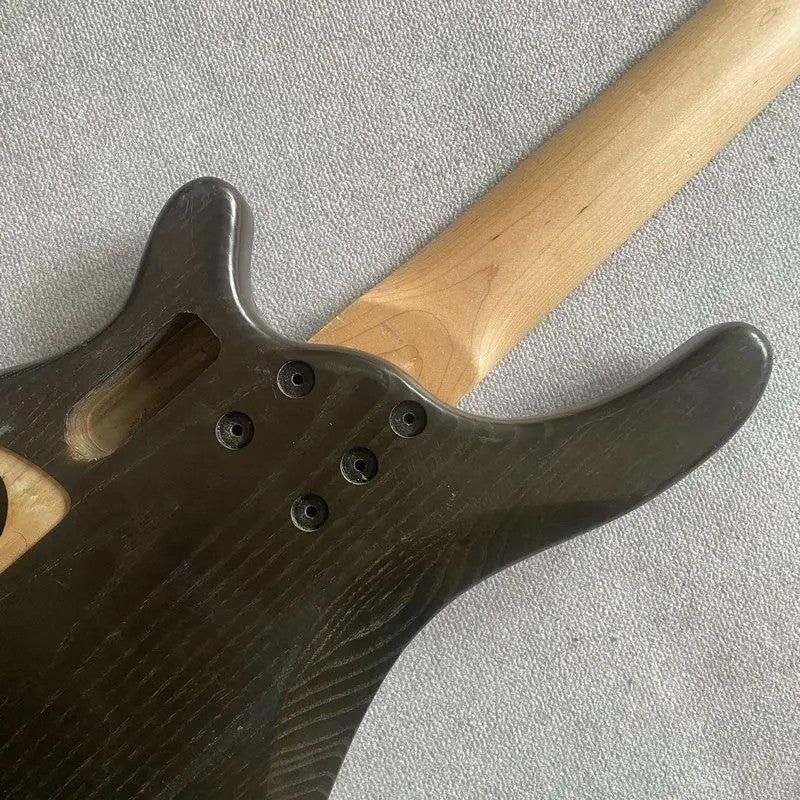 5 String Electric Bass Basswood Body with Maple Neck
