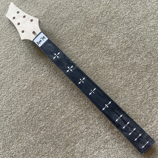 Maple Wood Electric Guitar DIY Project Neck, Rosewood 24 Frets Fingerb