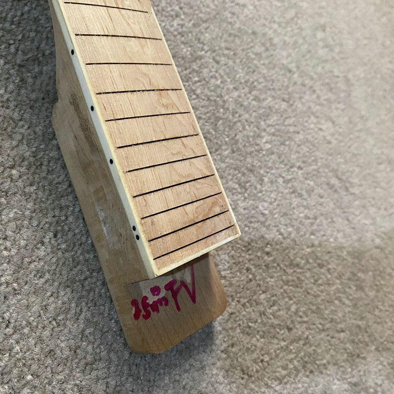 Maple DIY Project Guitar Neck, 24 Frets Fingerboard