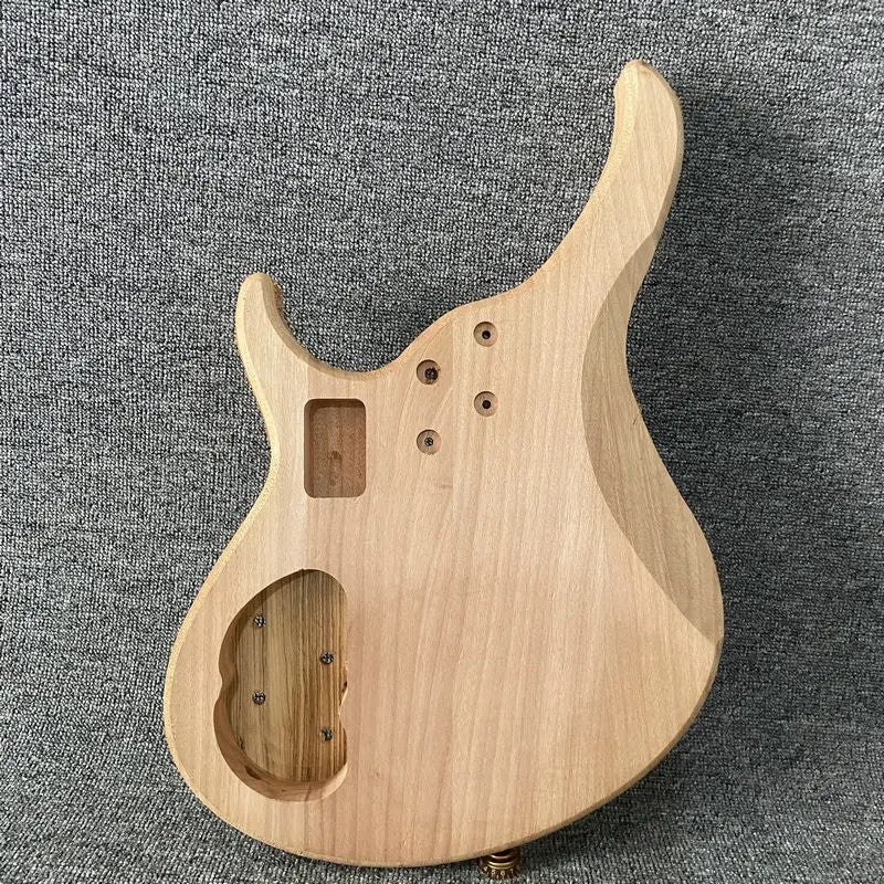 Wenge Wood Top Bass Guitar Solid Body DIY Project
