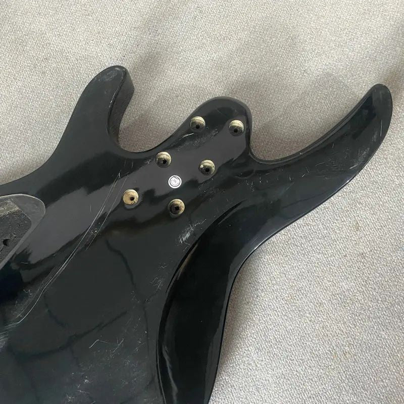 Black Gloss Finish 4 String Bass Basswood Body