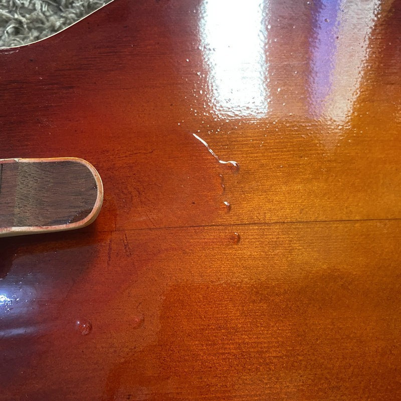 Cherry Burst Finish 8 String Mandolin, Spruce Top Body, Mahogany Neck