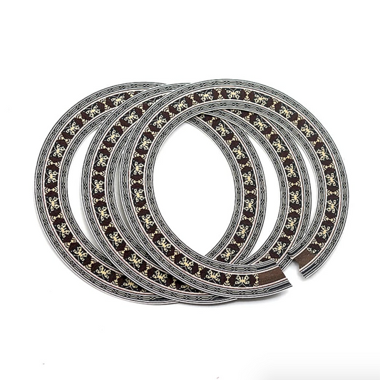 3pcs Wooden Classical Guitar Soundhole Rosettes