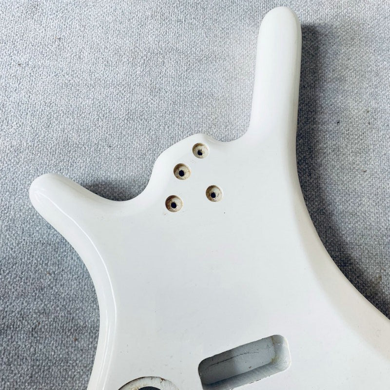 White 4 String Bass Basswood Body Fit Warwick