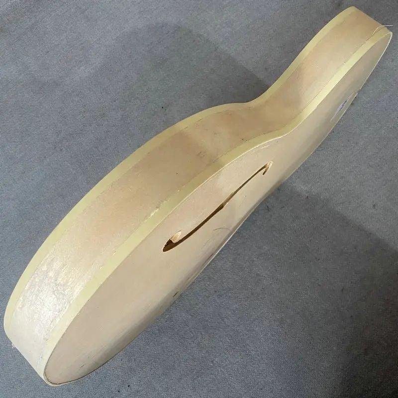 Unfinished Maple Jazz Guitar Semi Hollow Body DIY Project