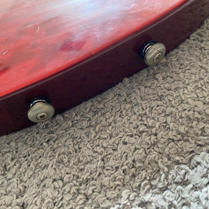 Samick Red Electric Guitar, Mahogany Body, Rosewood Fingerboard Neck