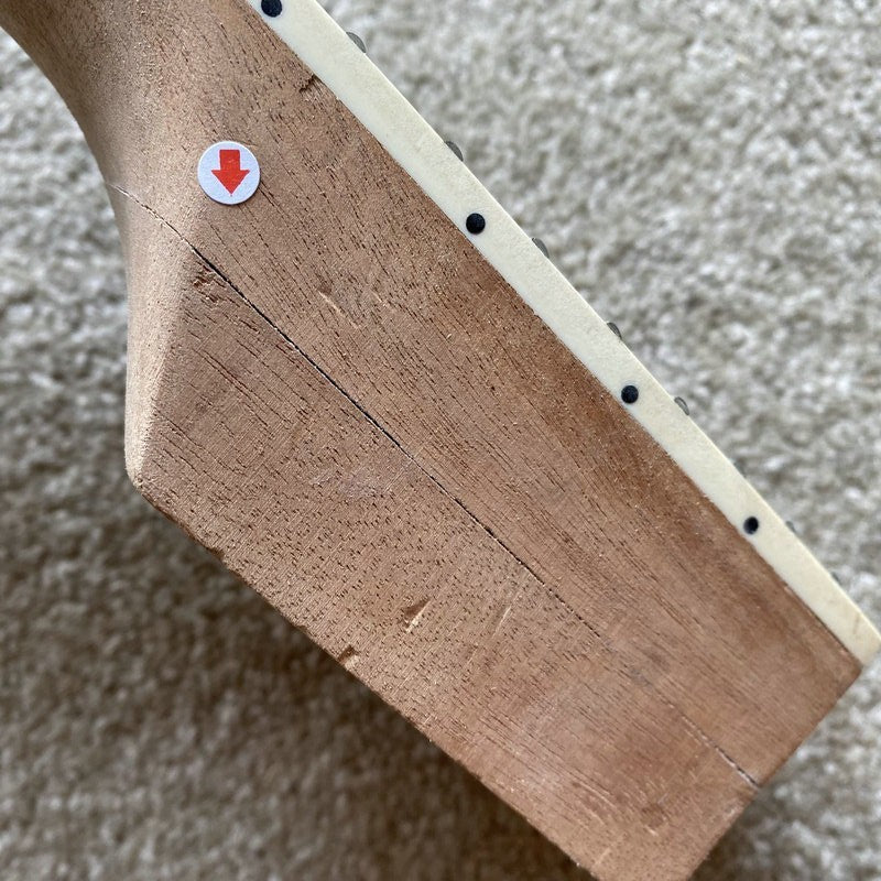 Maple Wood Electric Guitar Neck, Rosewood 22 Frets Fretboard Fit LP Le