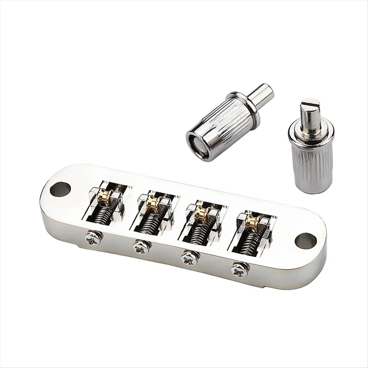 Tune O Matic 4 String Bass Bridge with Roller Saddles