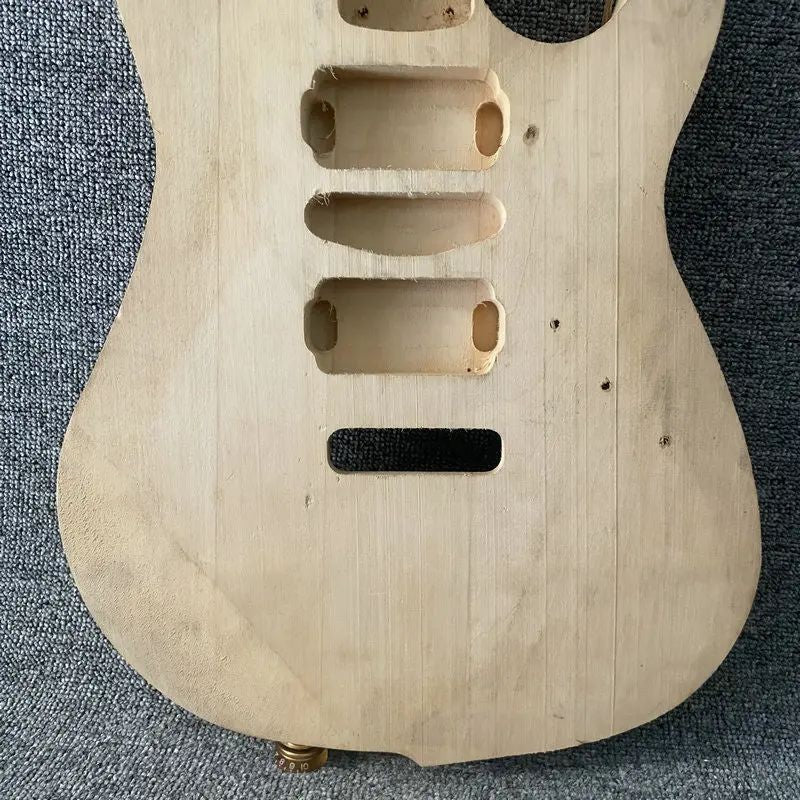 Unfinished Basswood HSH Guitar Body DIY Project