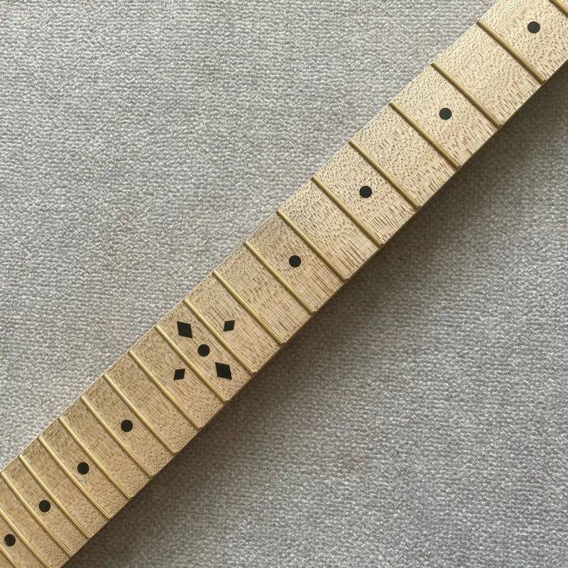 22 Frets Maple Wood Guitar Neck, Maple Fingebroard