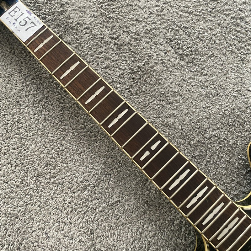 Black Peavey Semi Hollow Jazz Guitar Body and Neck, Rosewood Fingerboa