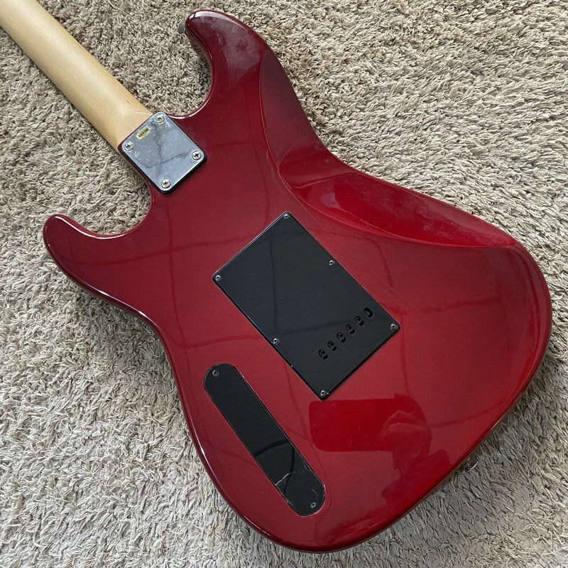 CSR Red Glossy Guitar, Basswood Body, Maple Wood Neck, 22 Frets Finger