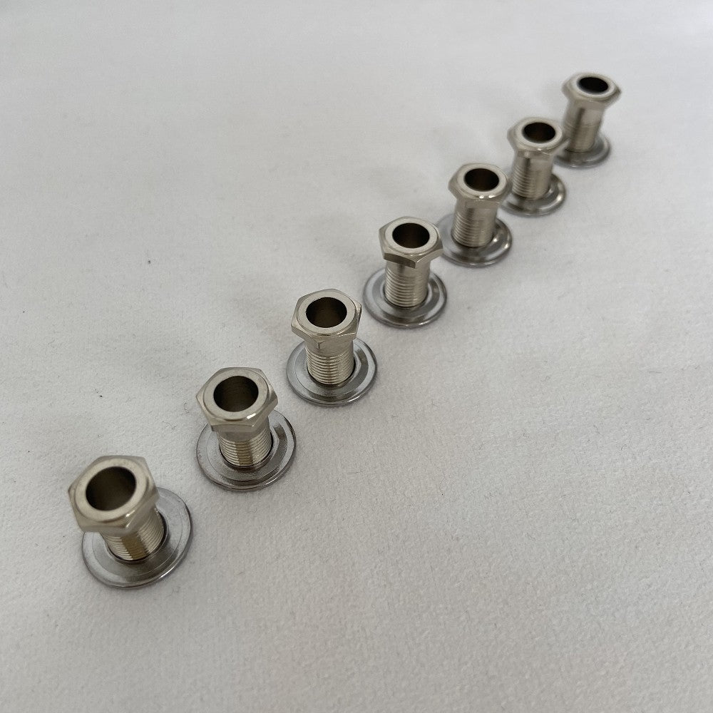 Chrome 7R Locking Inline 7 String Guitar Machine Heads Tuning Pegs Key