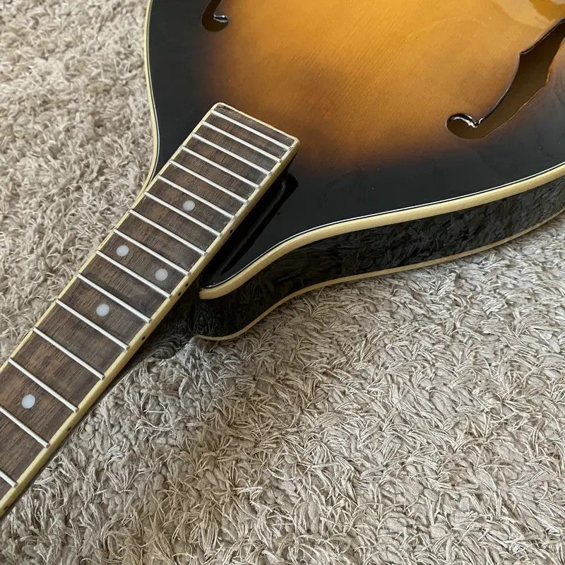 Washburm Sunburst 8 String Mandolin, Spruce Body, Mahogany Rosewood Ne