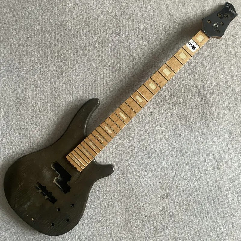 5 String Electric Bass Basswood Body with Maple Neck