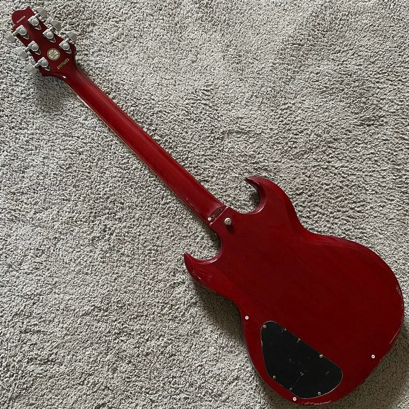 Samick Red Electric Guitar, Mahogany Body, Rosewood Fingerboard Neck