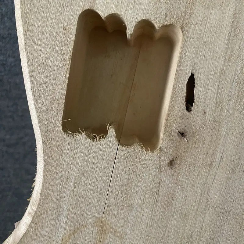 Solid Basswood 4 String Bass Body Fit Jazz Bass