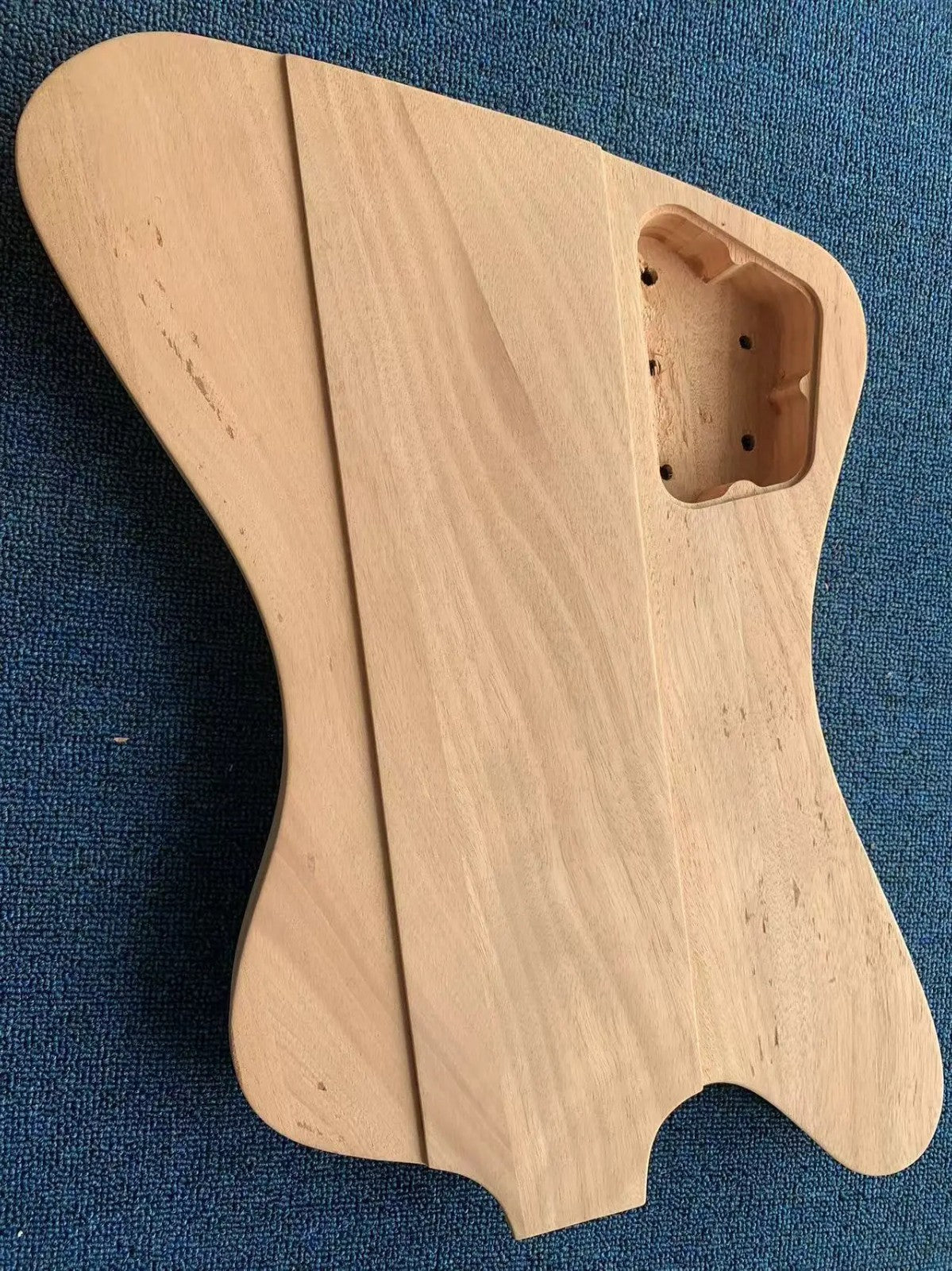 Unfinished DIY Project Firebird Guitar Kit - Mahogany Body and Neck