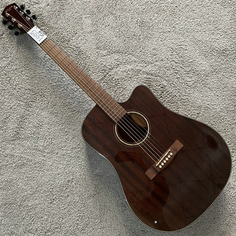 41 Inch Mahogany Wood Acoustic Guitar, Rosewood Fingerboard Neck