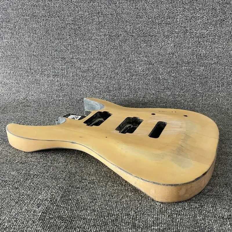 Solid Basswood HH Guitar Double Cutaway Body DIY Project