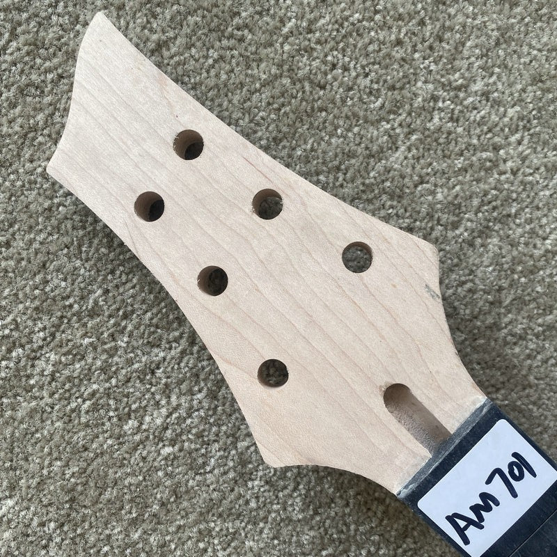 Maple Wood Electric Guitar DIY Project Neck, Rosewood 24 Frets Fingerb
