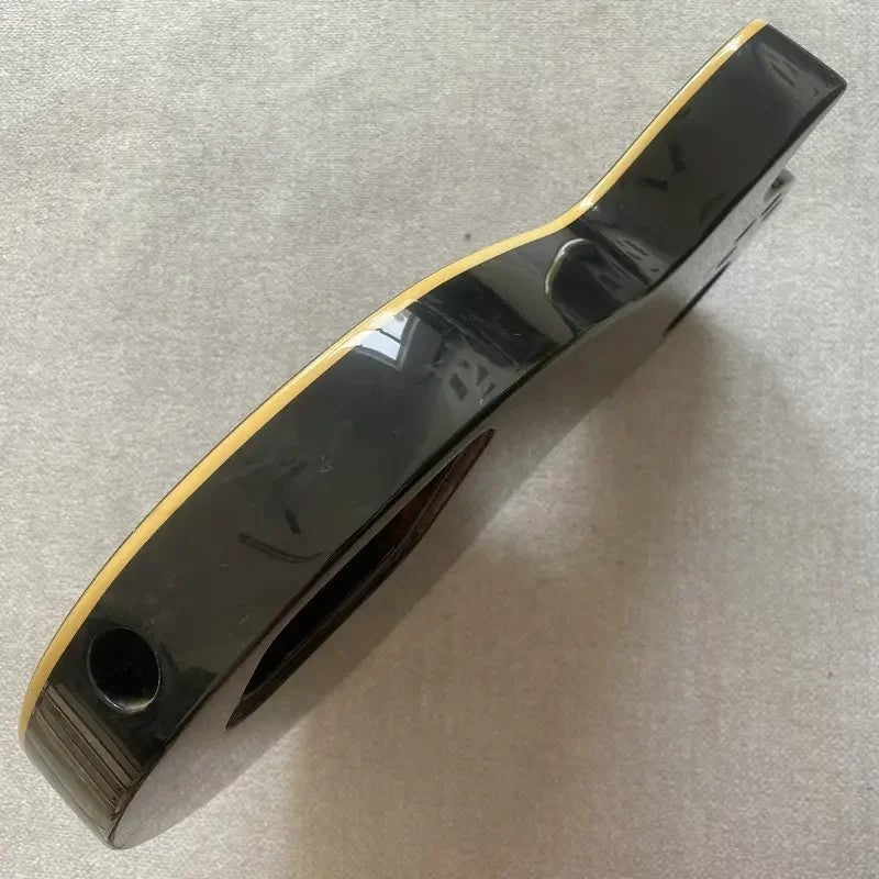 Black Glossy Finish Basswood Guitar Body Fit Les Paul LP