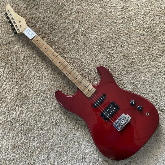 CSR Red Glossy Guitar, Basswood Body, Maple Wood Neck, 22 Frets Finger