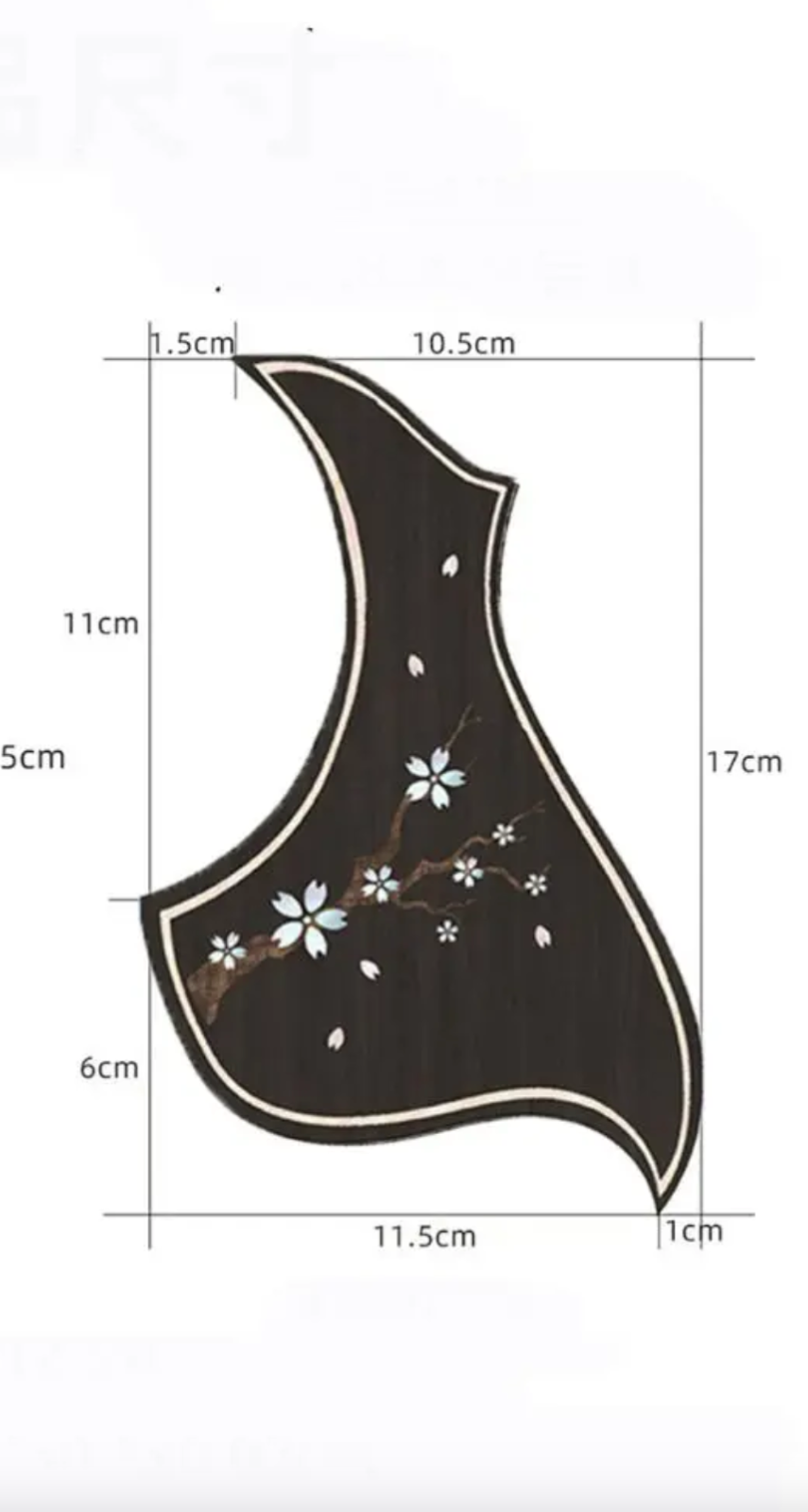 Folk Acoustic Guitar Scratch Plate Pickguard