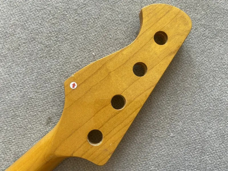 Maple Wood 4 String Bass Neck, 20 Frets Rosewood Fingerboard Fit Jazz