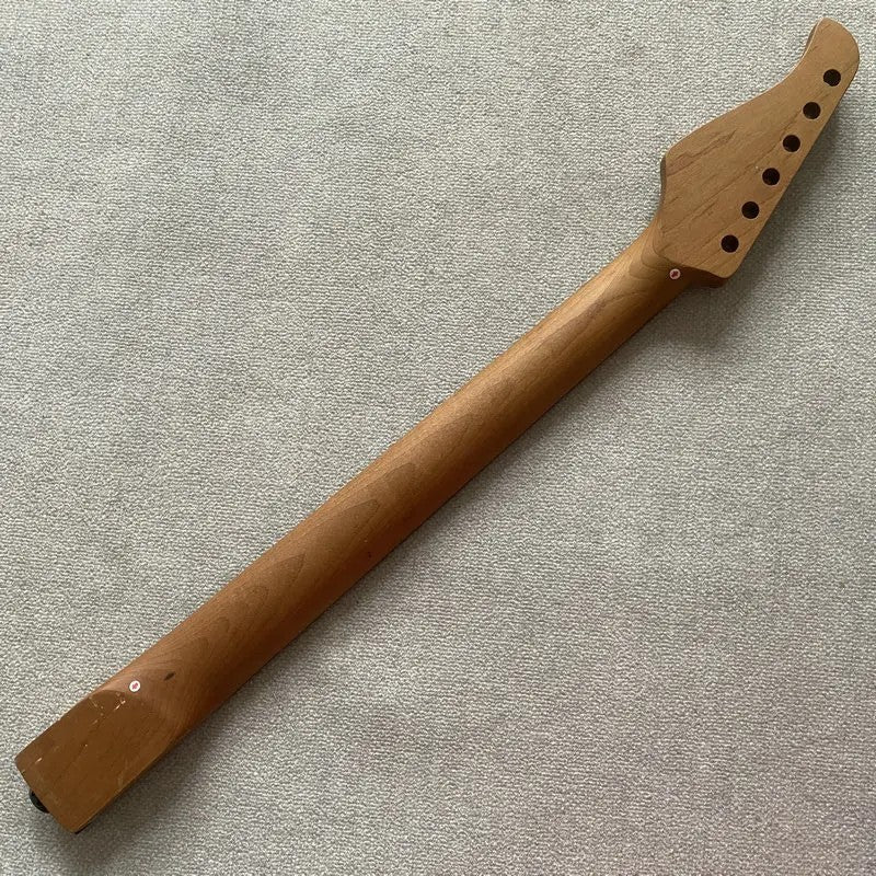 Dark Roasted Maple Electric Guitar Neck, Rosewood Fretboard 22 Frets