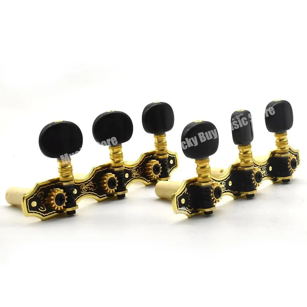 Gold Classical Guitar Machine Heads Pegs Fit Ibanez,Lucero,Cordoba, Br