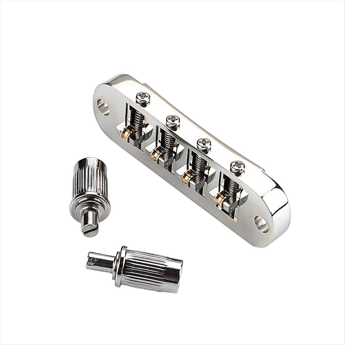 Tune O Matic 4 String Bass Bridge with Roller Saddles