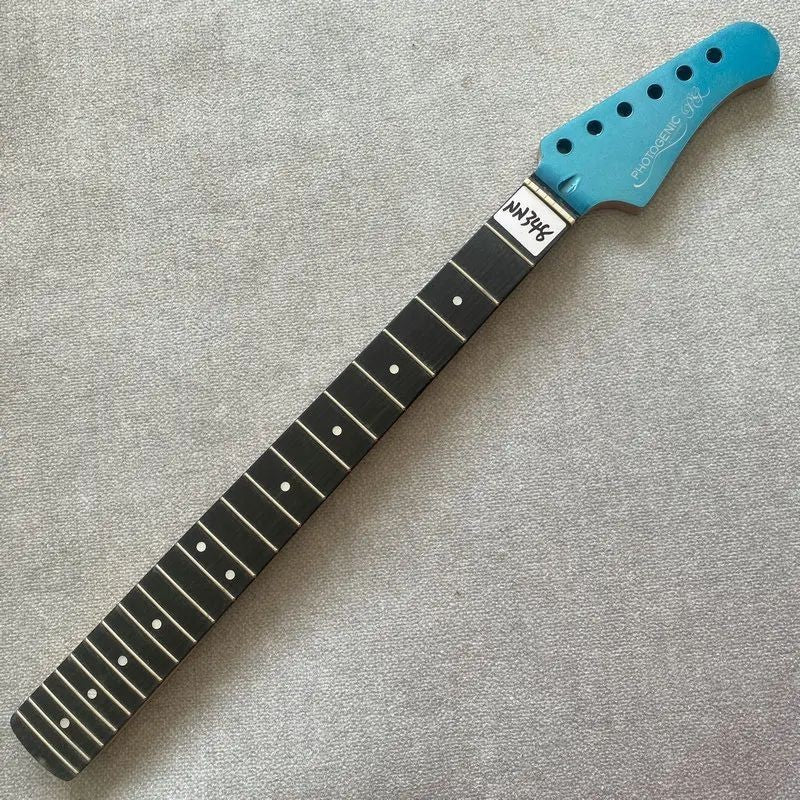Light Blue Guitar Maple Wood Neck, Rosewood 22 Frets Fingerboard