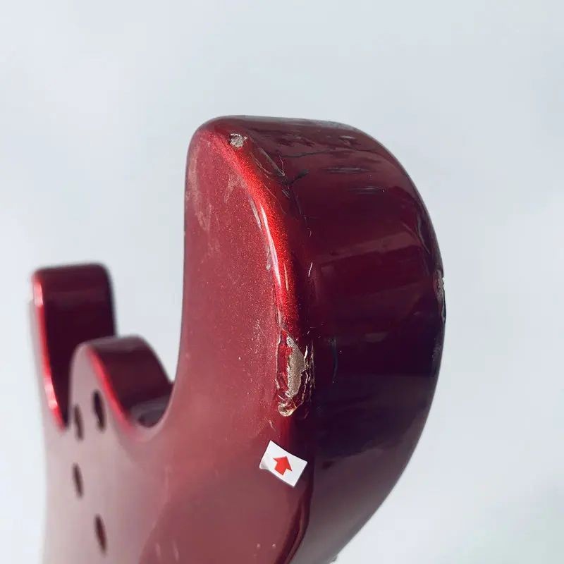 Metallic Red 4 String Bass Basswood Body DIY Project