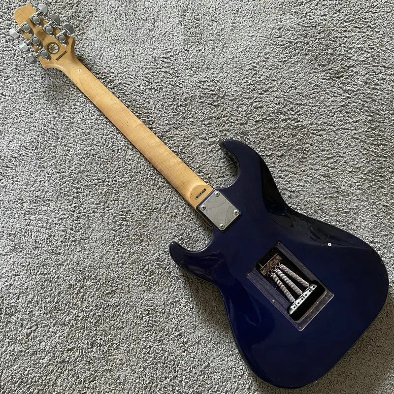 Blue Electric Guitar Basswood Body, Maple Neck, Rosewood Fingerboard
