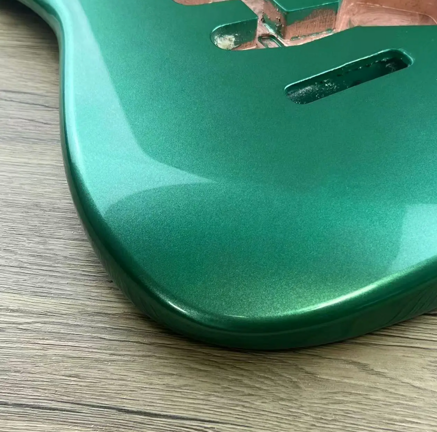 Metallic Green Alder Wood Guitar Body Fit Stratocaster Strat