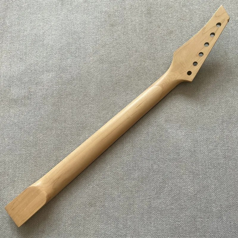 Black Maple Wood Electric Guitar Neck, 24 Frets Rosewood Fretboard