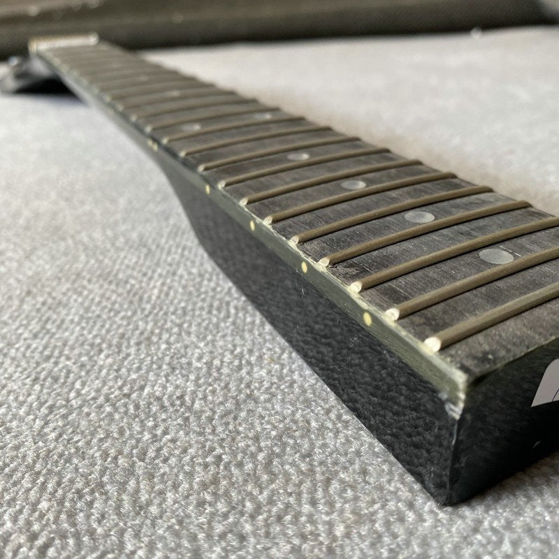Black Harley Benton Maple Wood Guitar Neck, Rosewood Fingerboard Fretb