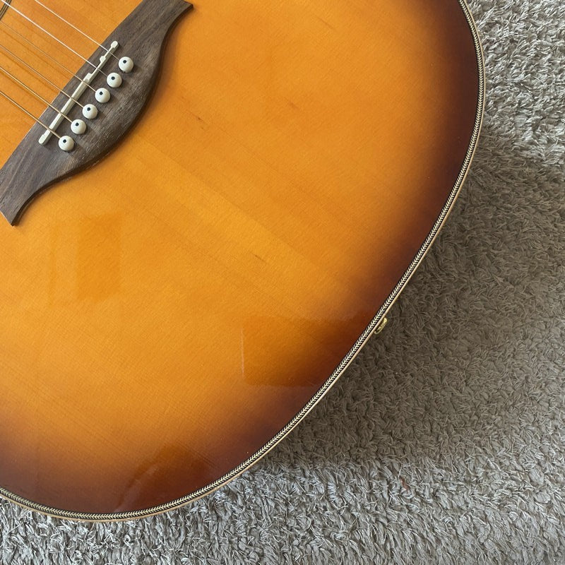Cherry Burst 40 Inch Acoustic Guitar, Spruce Mahogany Body, Rosewood F