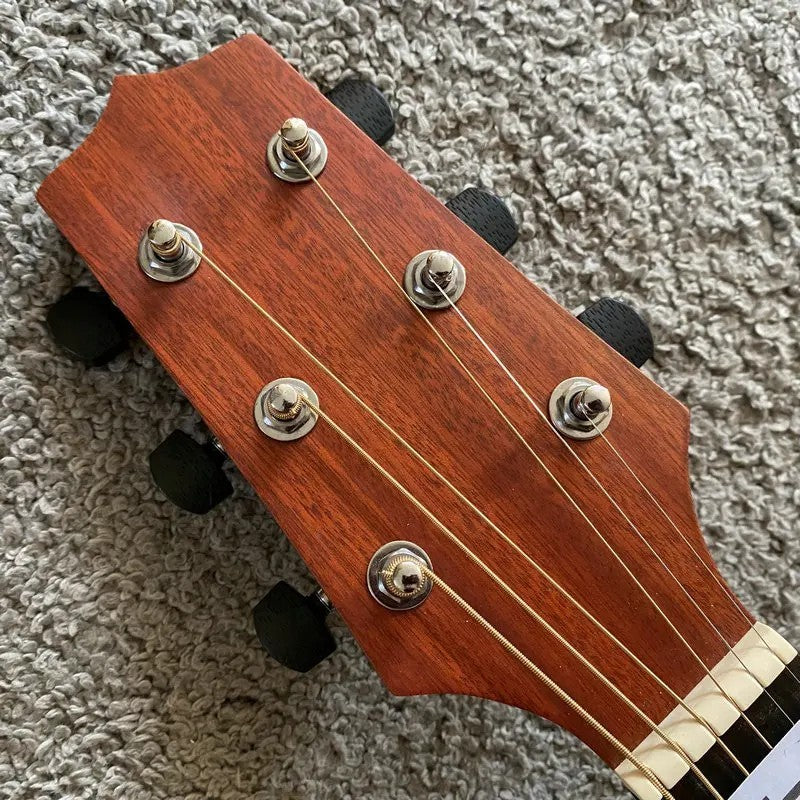 38" Parlor Acoustic Guitar, Mahogany Body and Neck, Rosewood Fingerboa