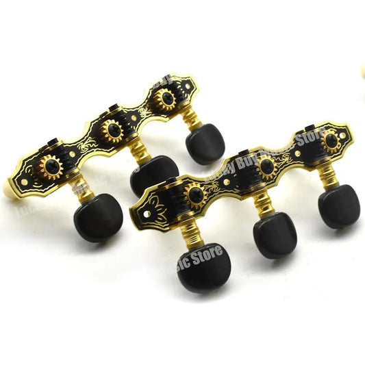 Gold Classical Guitar Machine Heads Pegs Fit Ibanez,Lucero,Cordoba, Br