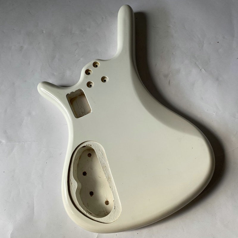 4/5 String Bass White Body DIY Project Fit Warwick