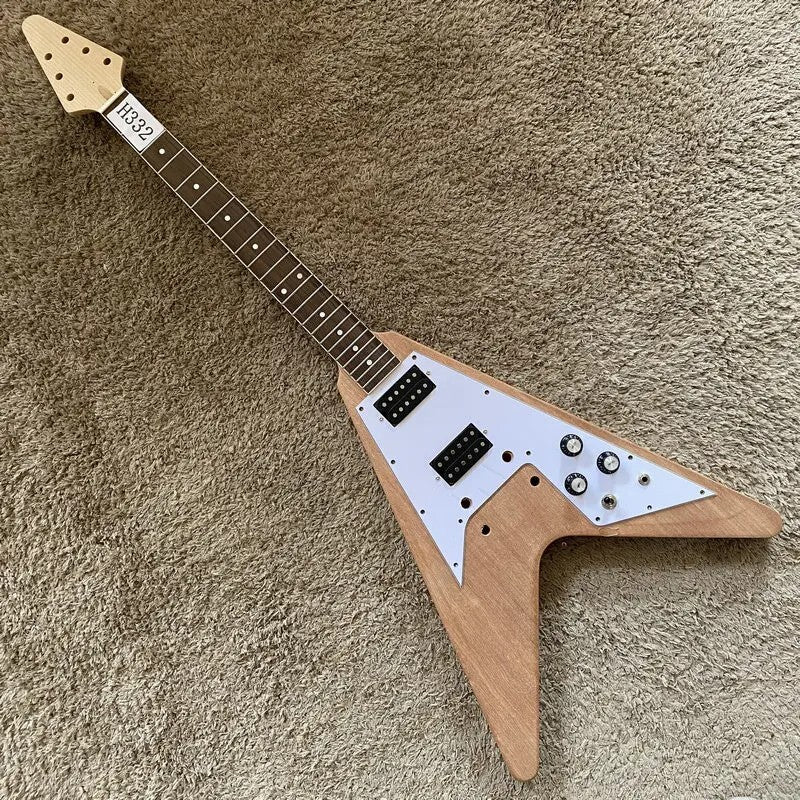 Guitar DIY Project, Mahogany Body, Maple Neck, Rosewood Fretboard Fit