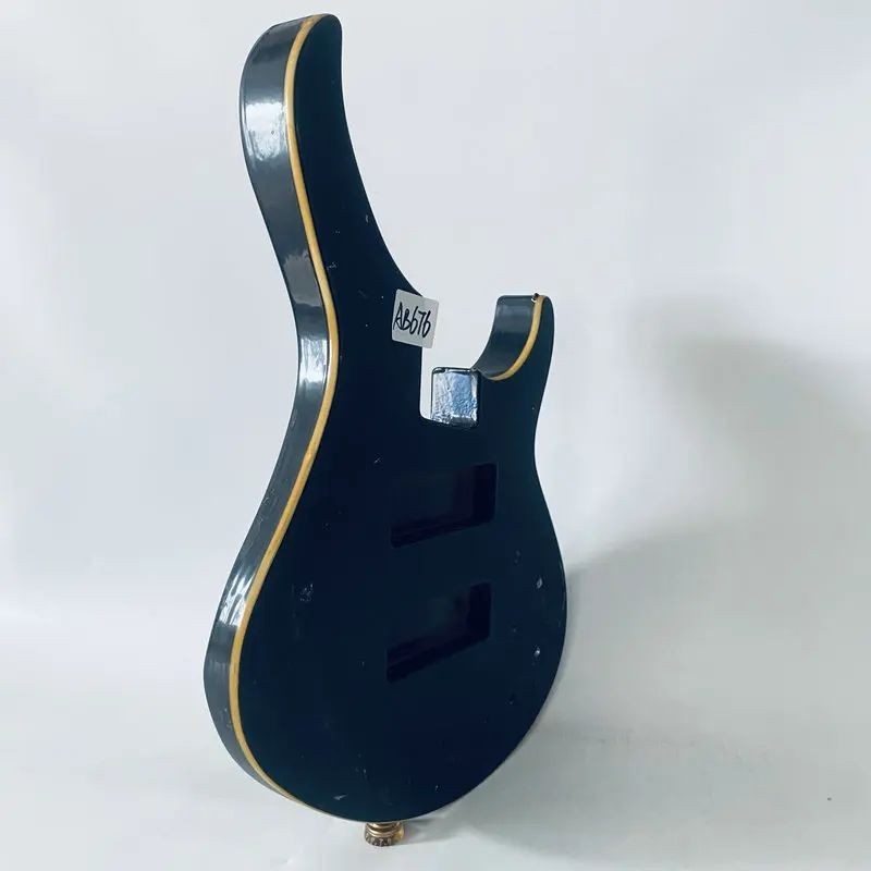 Basswood Black Bass Guitar Double Cutaway Body DIY Project
