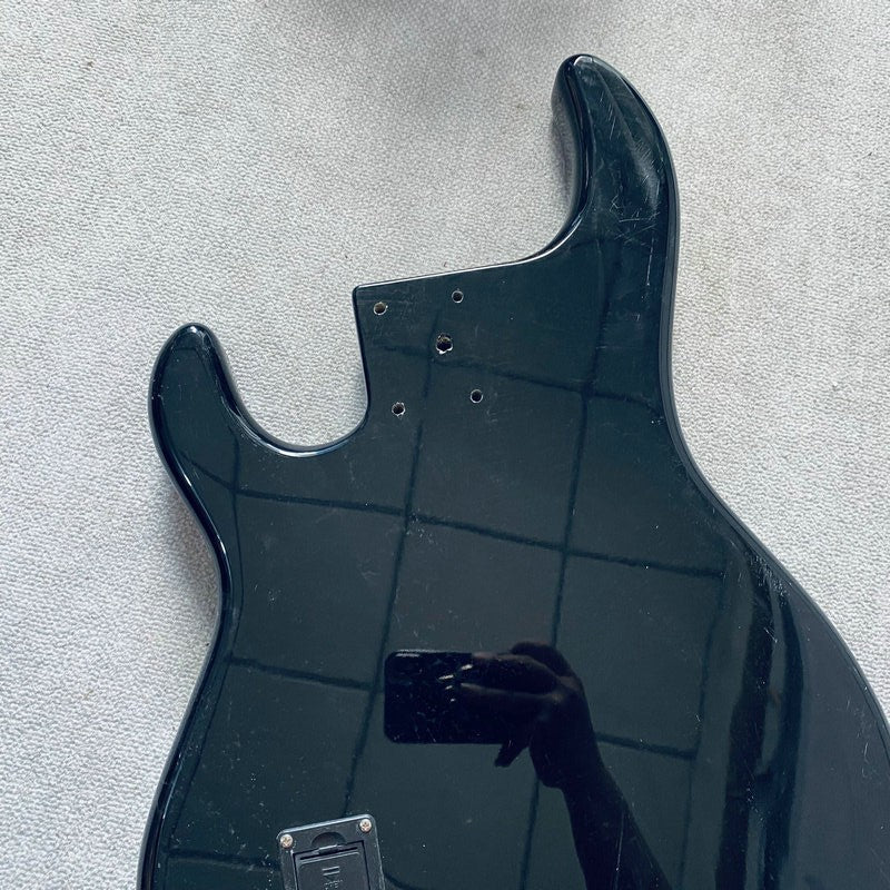 Black Basswood 5 String Bass Body Fit MusicMan