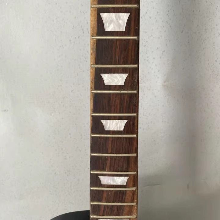 Glossy Black Guitar Single Cur Body with Neck Fit Les Paul LP