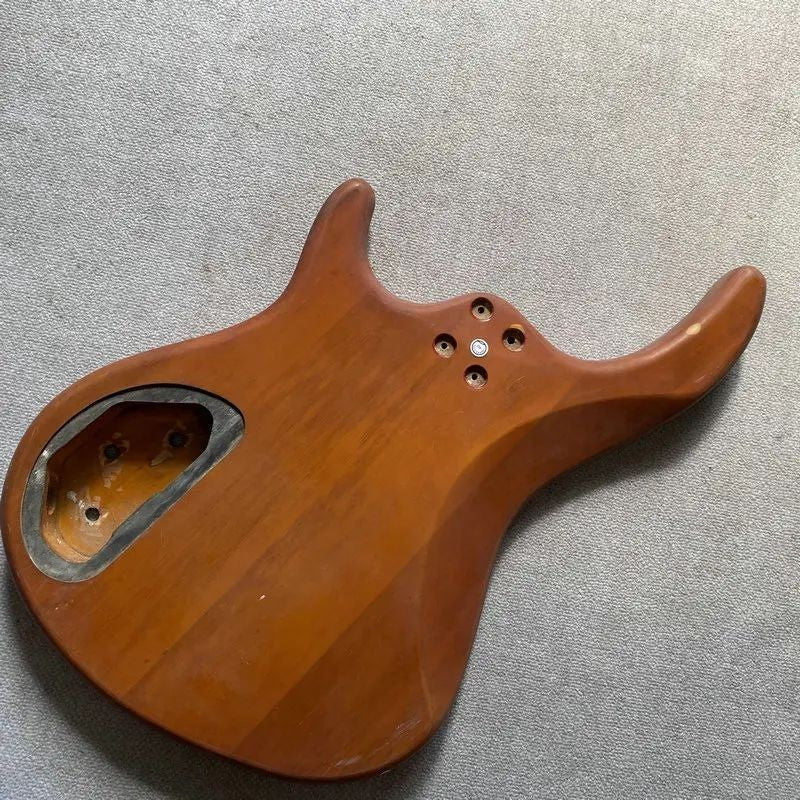 Mahogany Wood 4 String Bass Body DIY Project