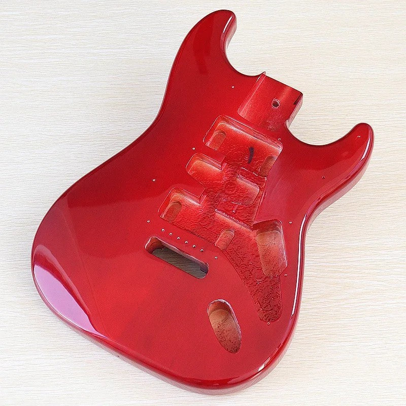 Wine Red Poplar Wood Guitar Body Fit ST Stratocaster