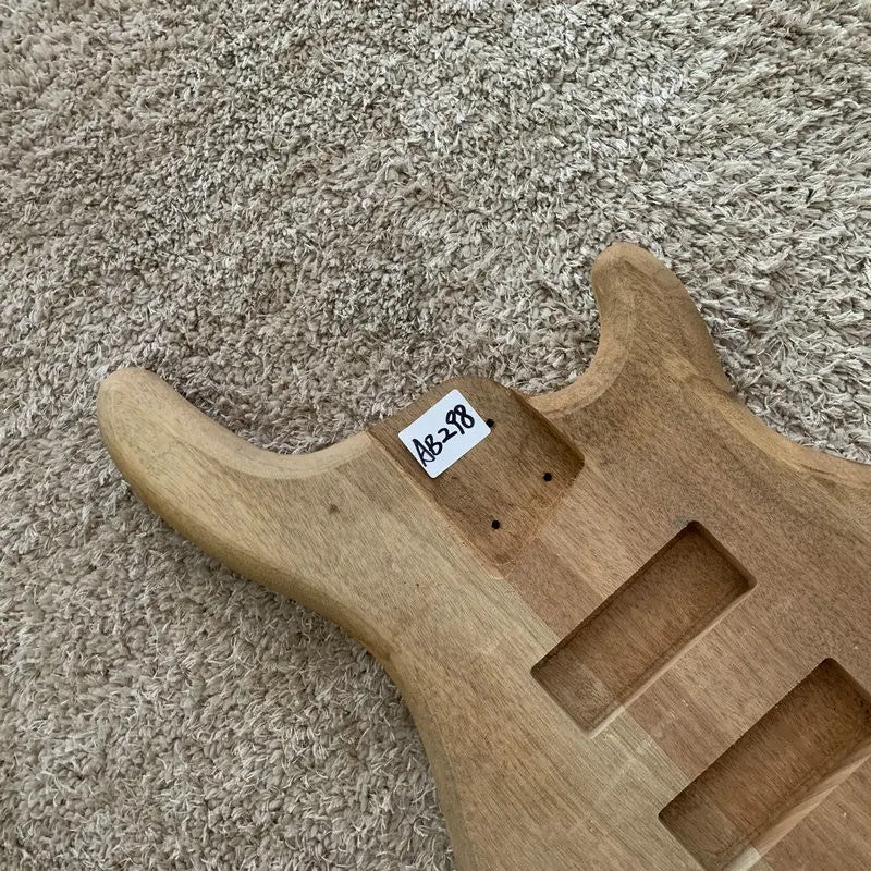 Mahogany Wood Bass Guitar Body DIY Project