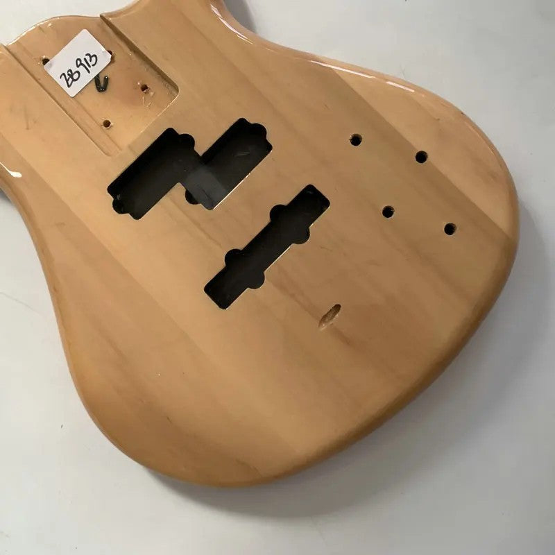 Glossy Natural Finish 5 String Bass Basswood Body DIY Project